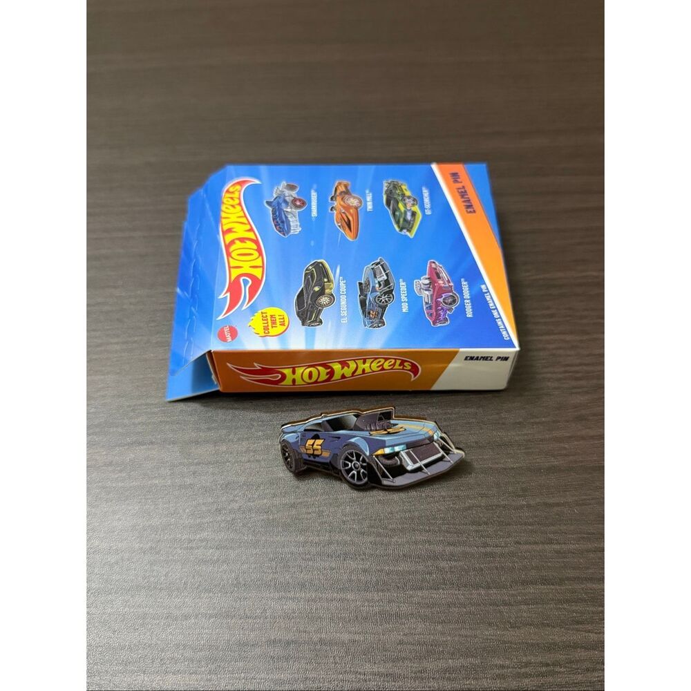 Hot Wheels Car Blind Box Enamel Pin - Mod Speeder